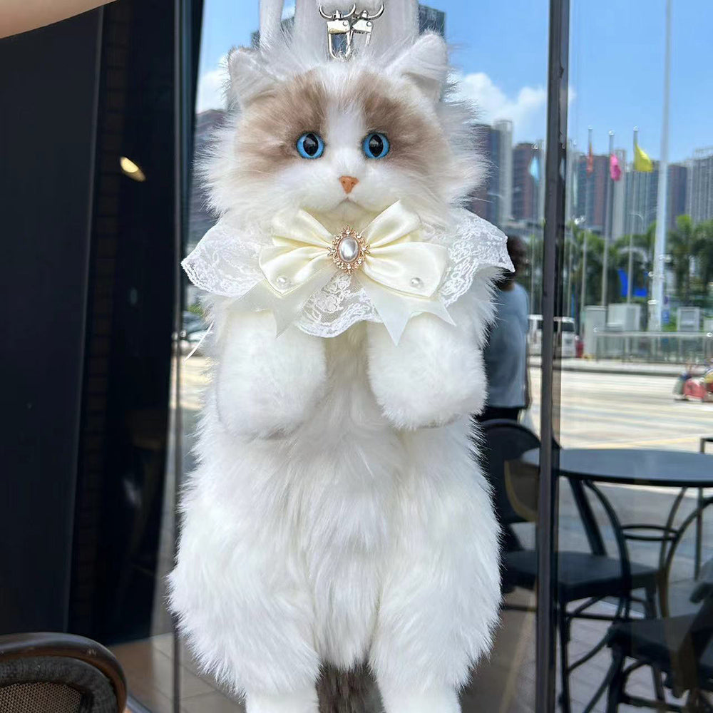 Ragdoll Cat Plush Backpack