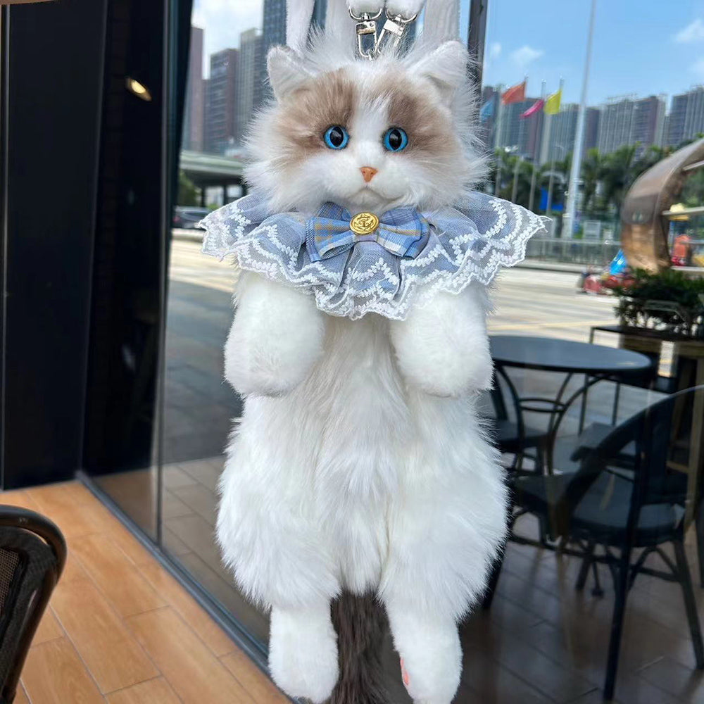 Ragdoll Cat Plush Backpack