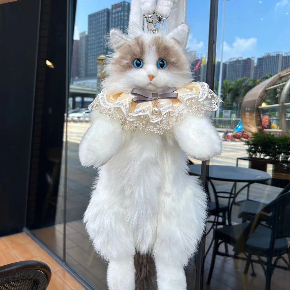 Ragdoll Cat Plush Backpack