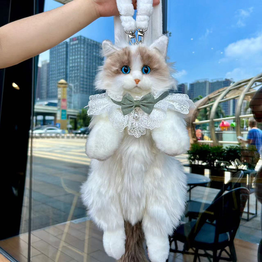 Ragdoll Cat Plush Backpack