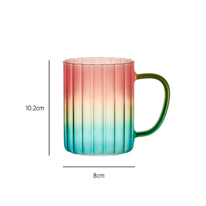 Rainbow Glass Cup