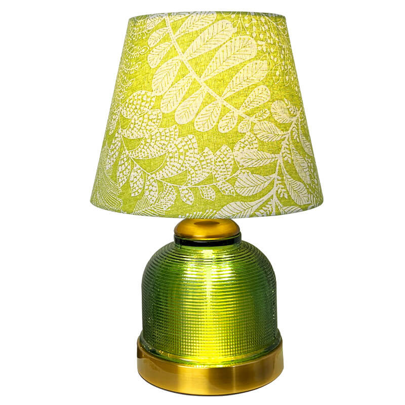 Retro Green Ice Crack Table Lamp