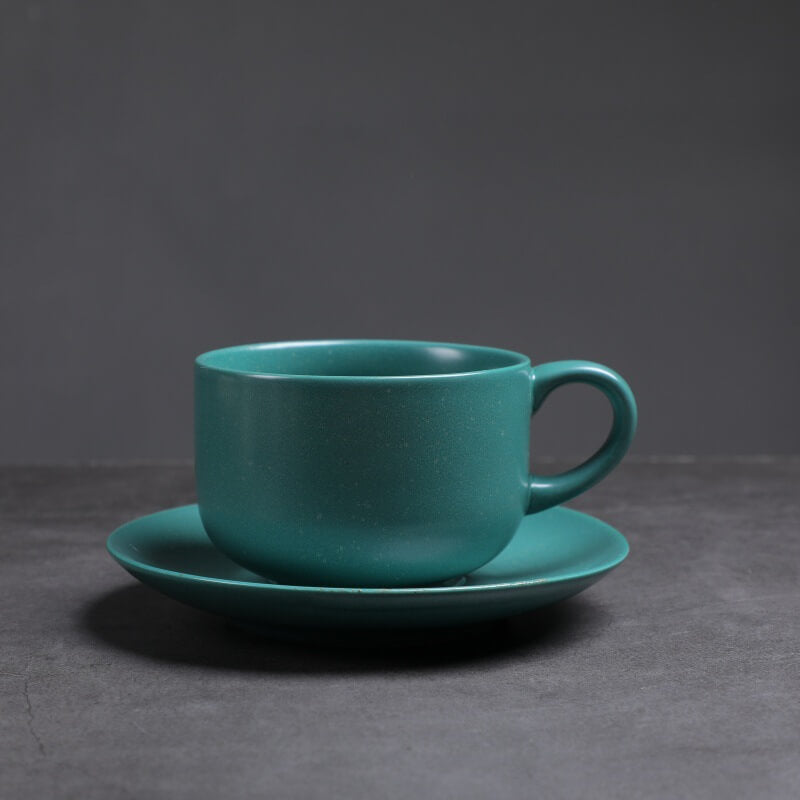 Retro Round Ceramic Mug