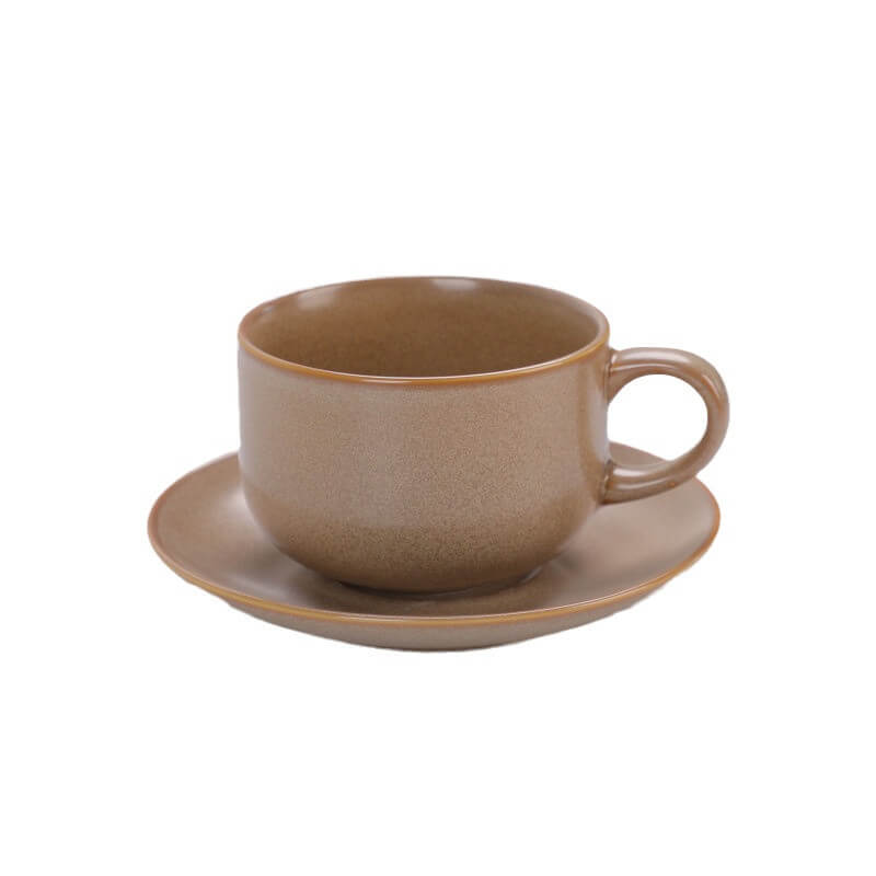 Retro Round Ceramic Mug