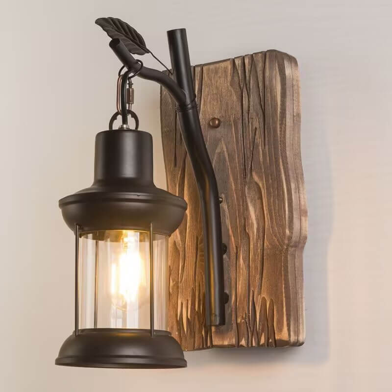 Retro Square Panel Wall Lamp