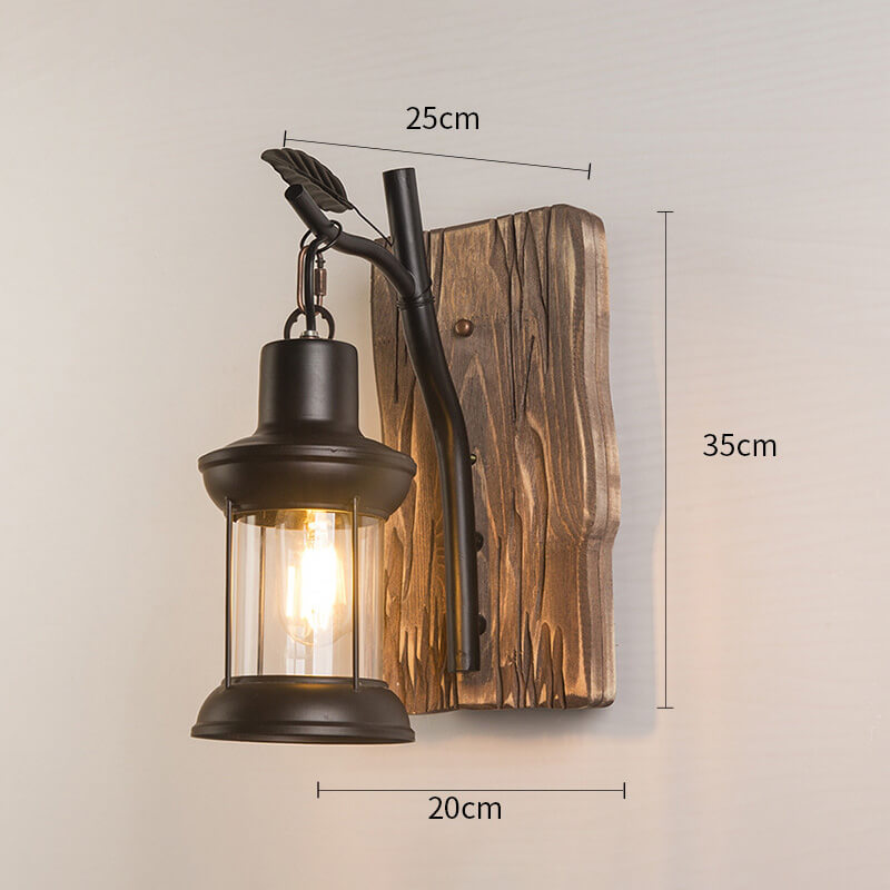 Retro Square Panel Wall Lamp