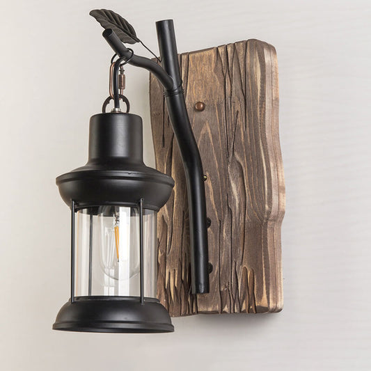 Retro Square Panel Wall Lamp