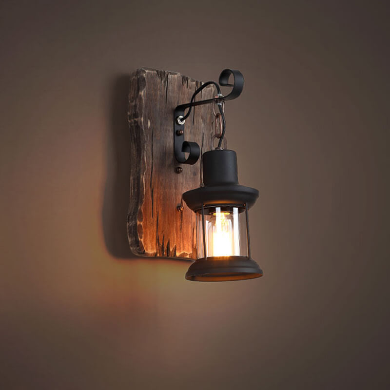 Retro Square Panel Wall Lamp