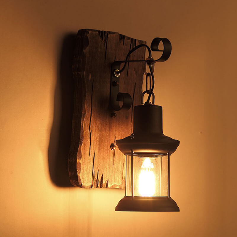 Retro Square Panel Wall Lamp