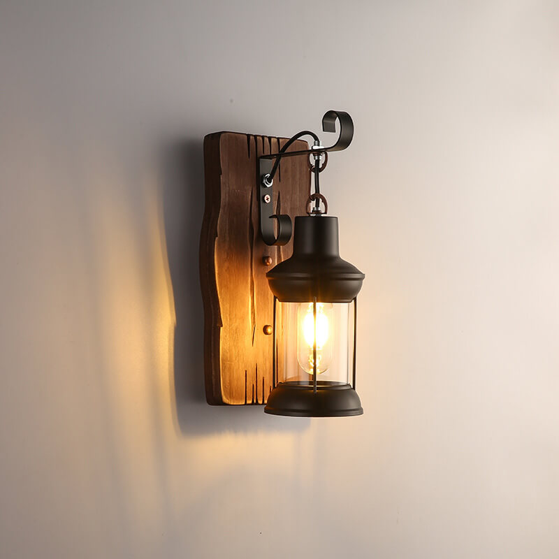 Retro Square Panel Wall Lamp