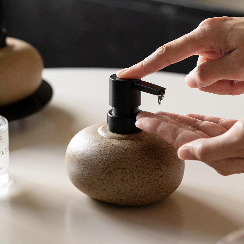 Retro Stoneware Soap Dispenser