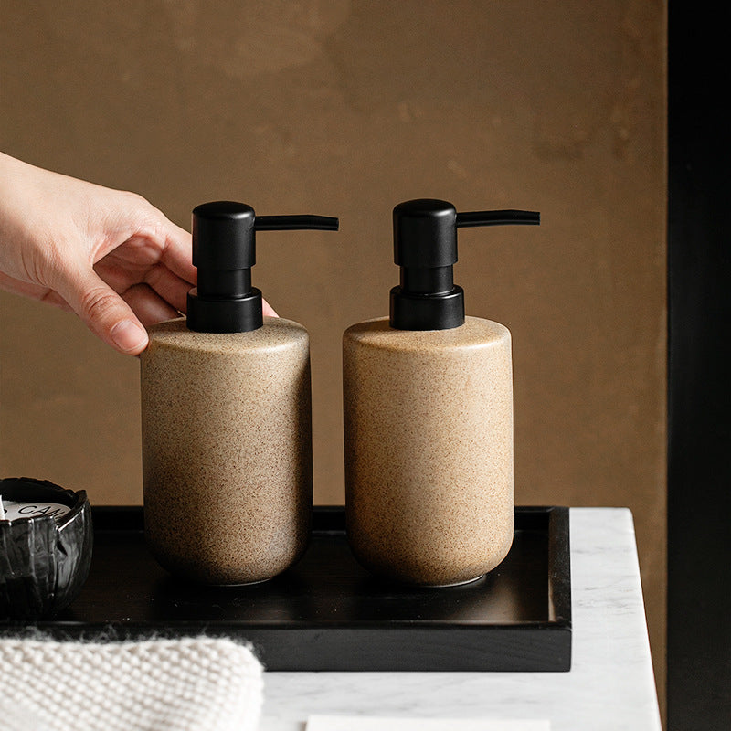 Retro Stoneware Soap Dispenser