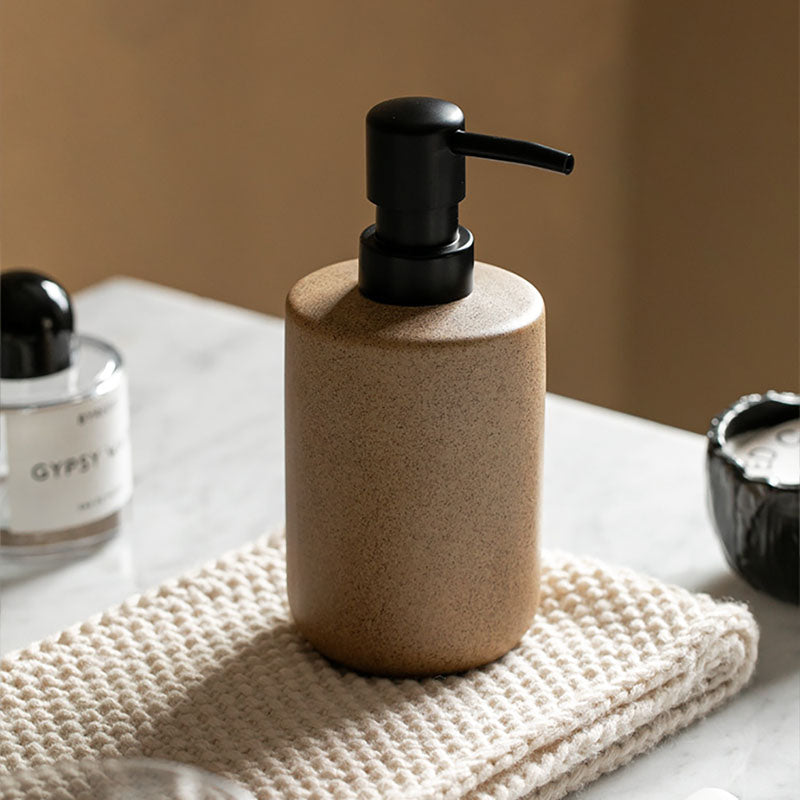 Retro Stoneware Soap Dispenser