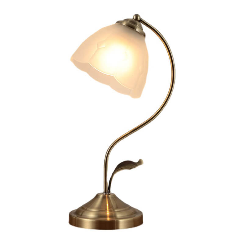 Lampe de table rétro en verre Tiffany