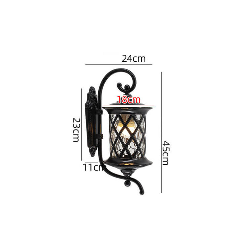 Retro Luxury Alloy Wall Lamp