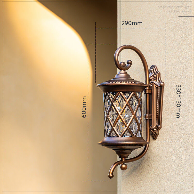 Retro Luxury Alloy Wall Lamp