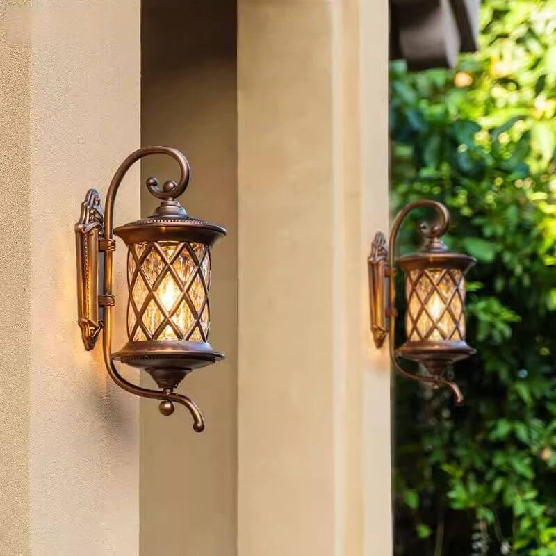Retro Luxury Alloy Wall Lamp