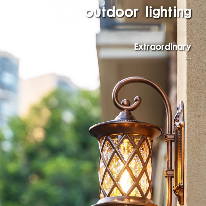 Retro Luxury Alloy Wall Lamp