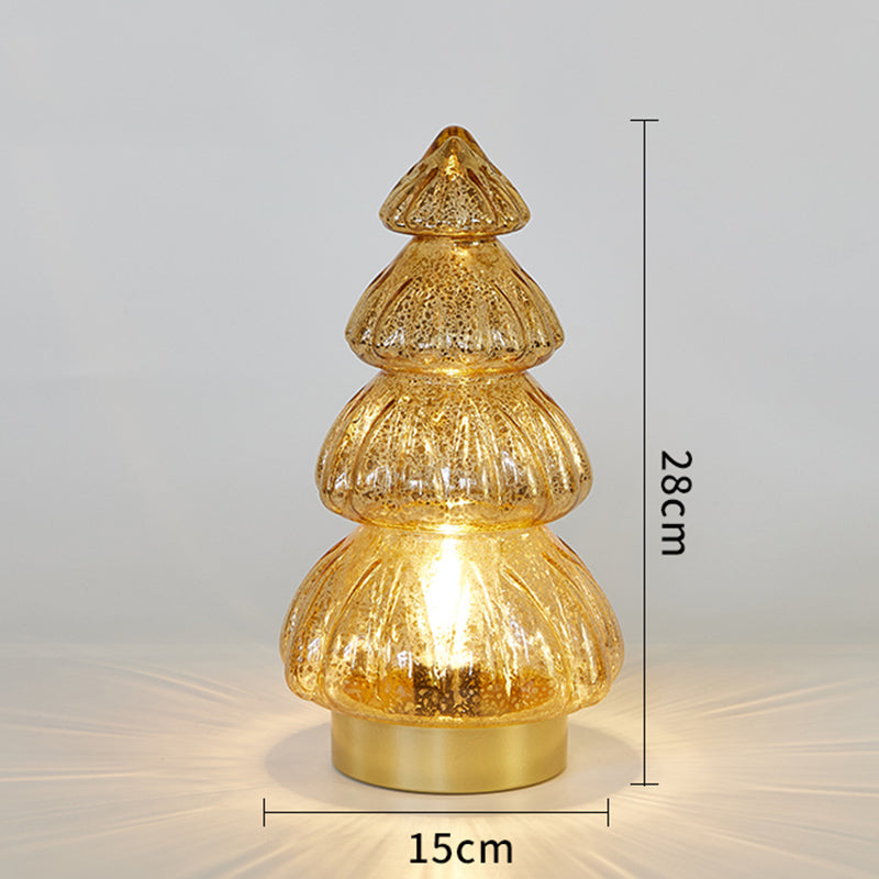 Romantic Christmas Glass Night Lamp