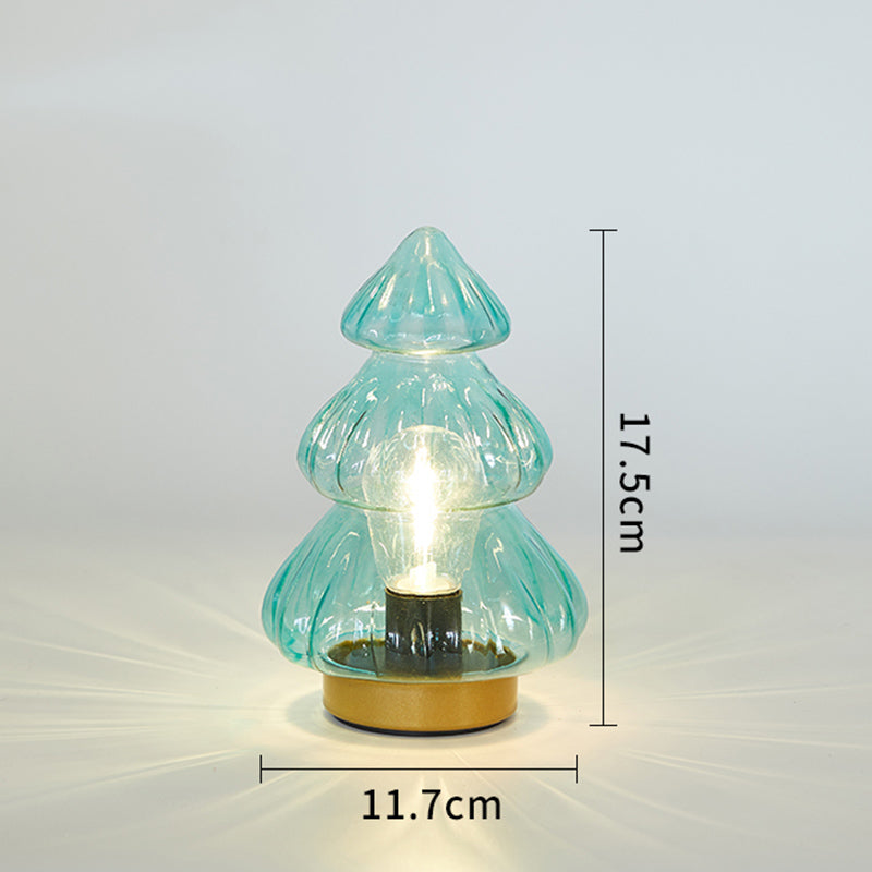 Romantic Christmas Glass Night Lamp