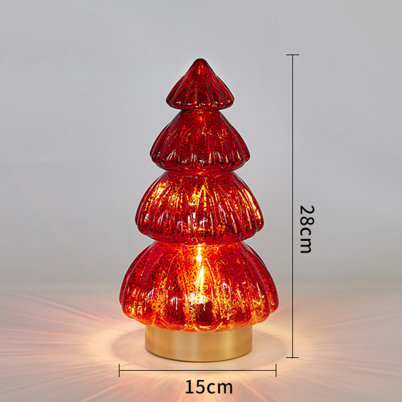 Romantic Christmas Glass Night Lamp