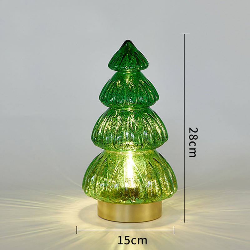 Romantic Christmas Glass Night Lamp