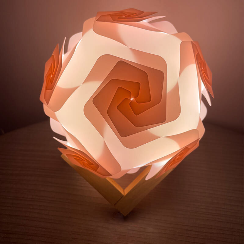 Rose Windmill Night Lamp