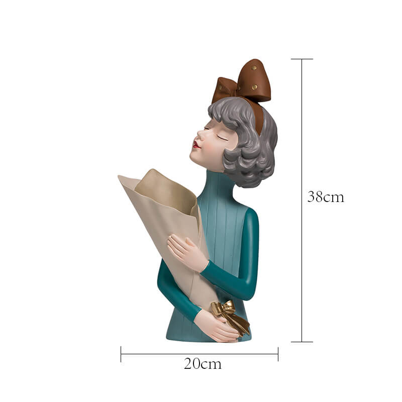 Flower Girl Resin Decoration