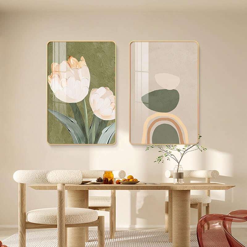 Flower Cup Crystal Porcelain Art Painting Set