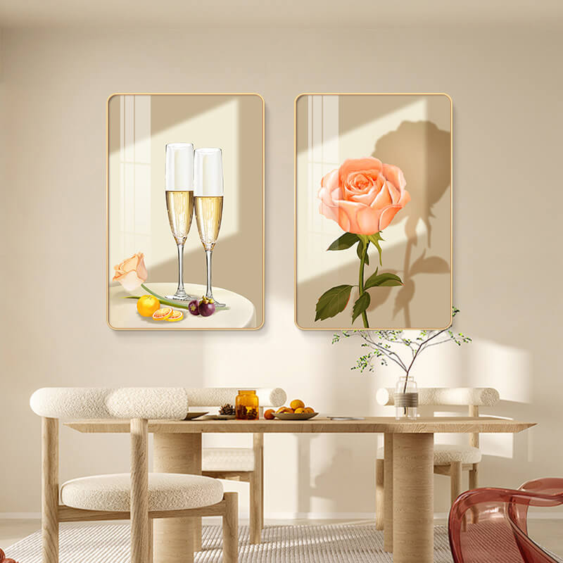 Flower Cup Crystal Porcelain Art Painting Set