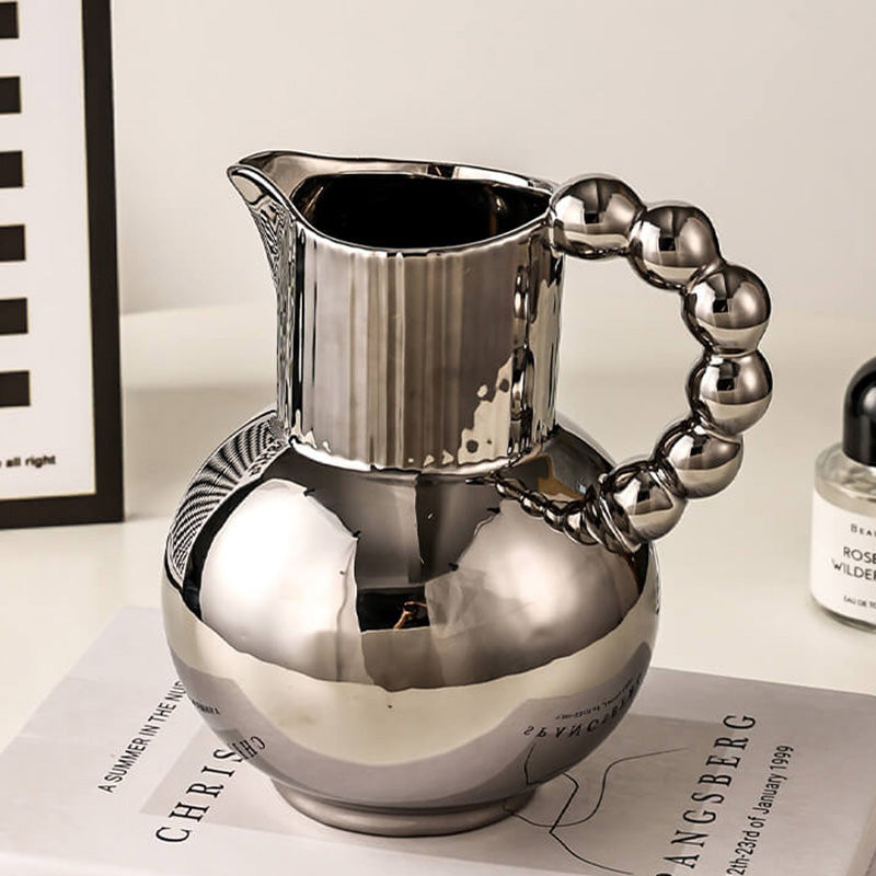 Kettle Shaped Ceramic Vase