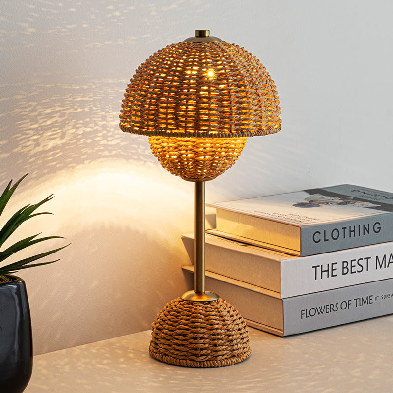 Simple Bamboo Table Lamp
