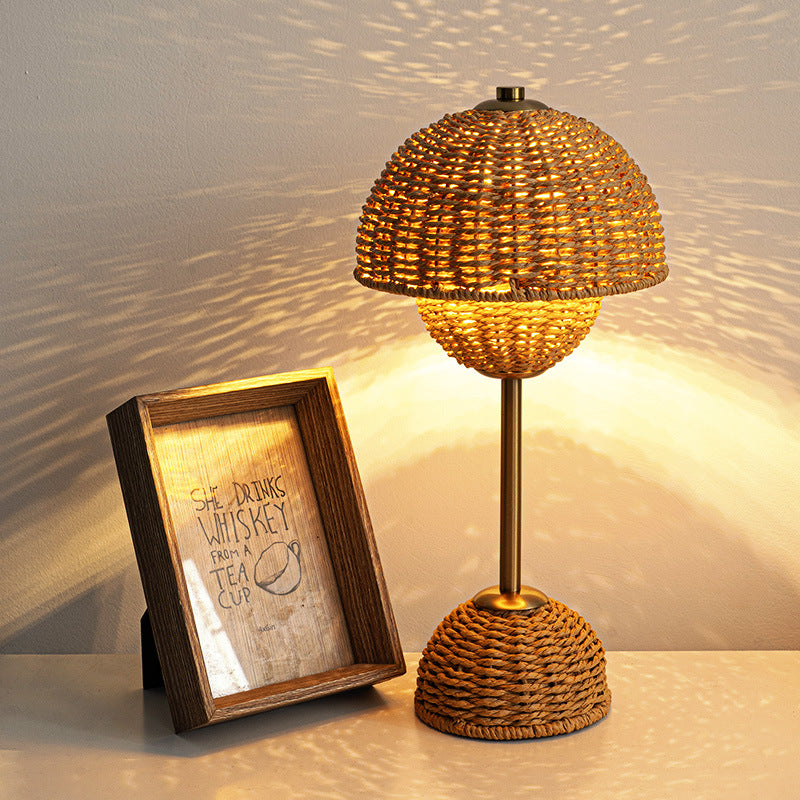 Simple Bamboo Table Lamp