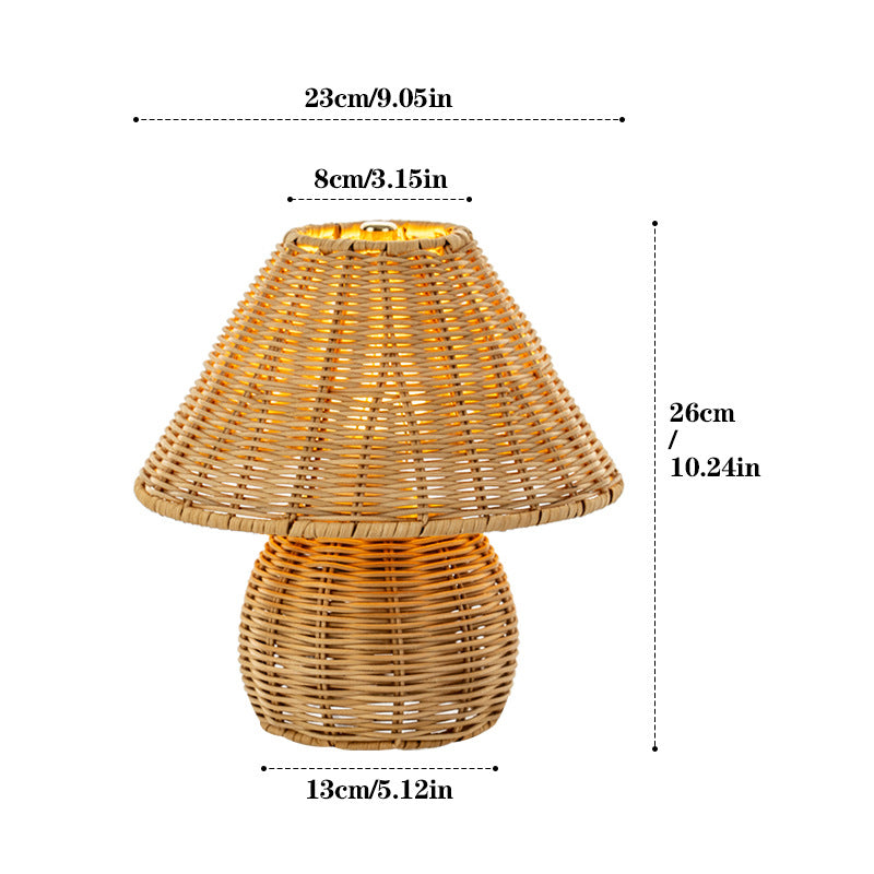 Simple Bamboo Table Lamp