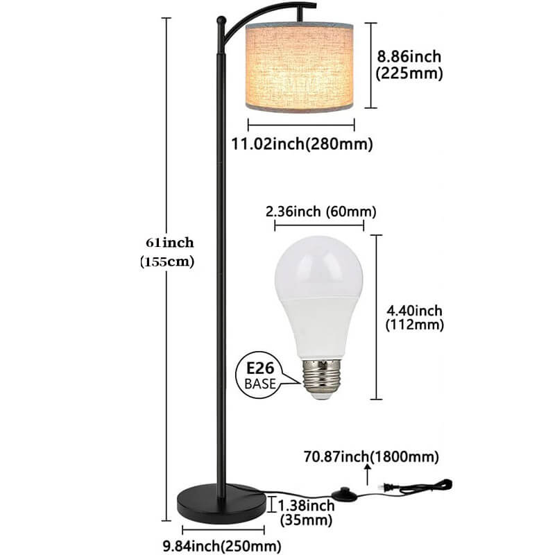 Simple LED Floor Lamp