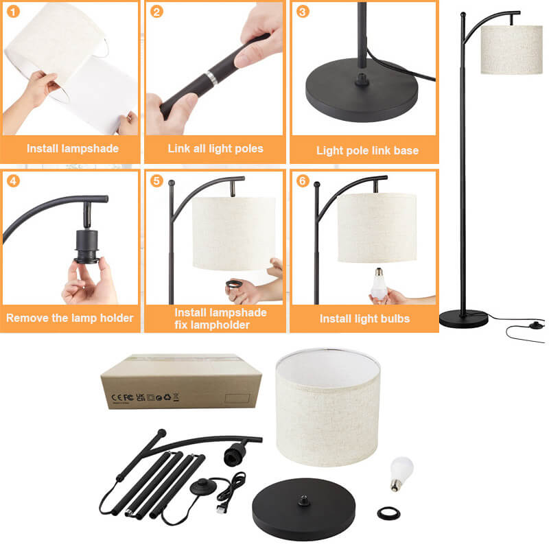 Simple LED Floor Lamp