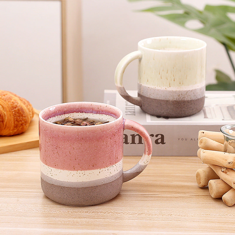 Tasse en céramique à dégradé de couleurs simple