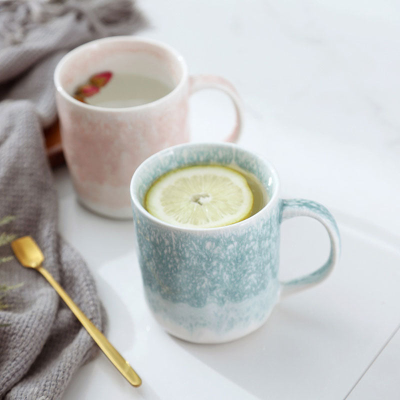 Tasse en céramique à dégradé de couleurs simple
