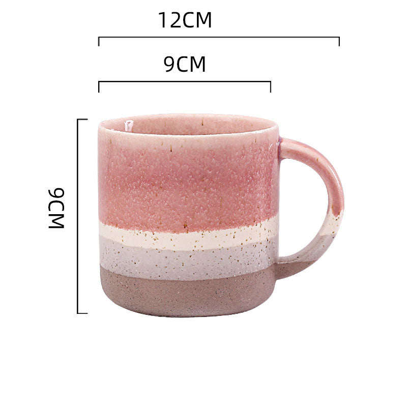 Tasse en céramique à dégradé de couleurs simple