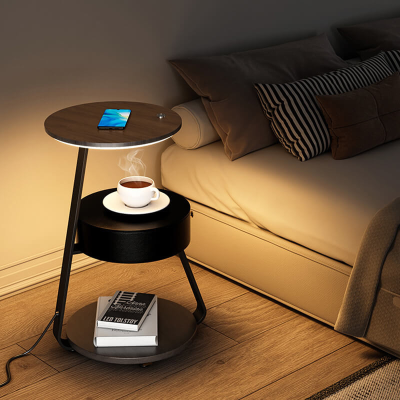 Lampe de table à chargement sans fil simple