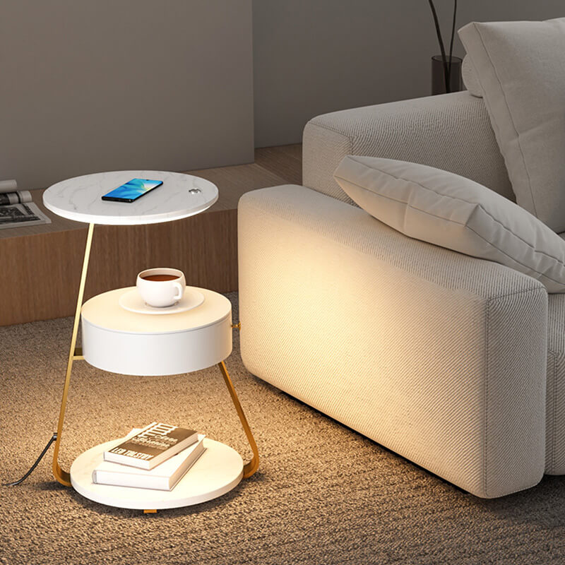 Lampe de table à chargement sans fil simple