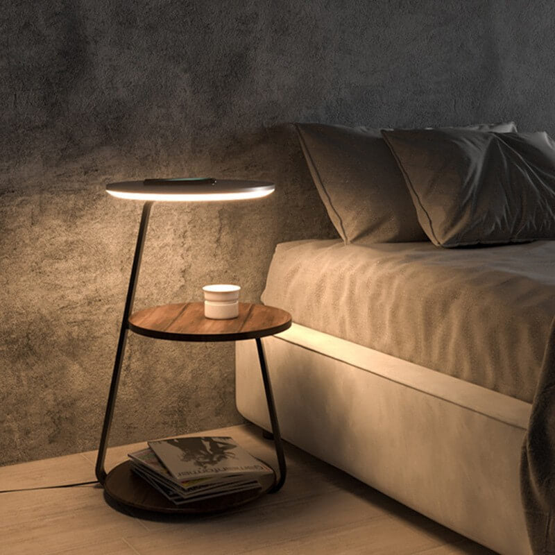 Lampe de table à chargement sans fil simple