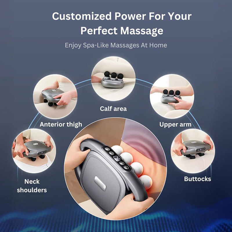 Relaxing Massager Six-Head Massage Gun