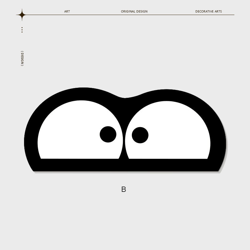 Slanted Eye Bathroom Floor Mat