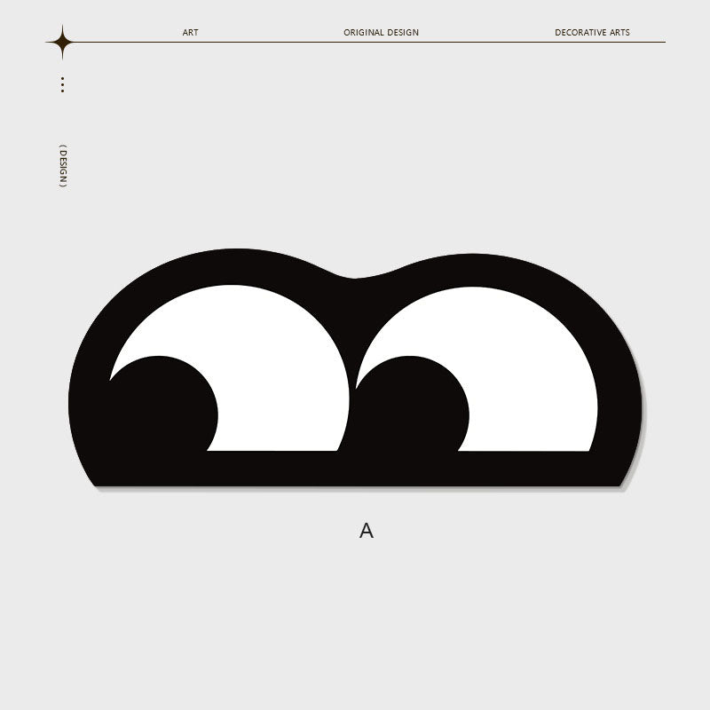 Slanted Eye Bathroom Floor Mat