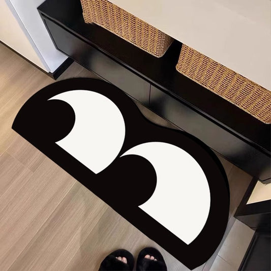 Slanted Eye Bathroom Floor Mat