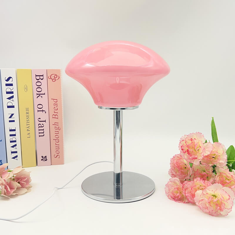 Small UFO Glass Table Lamp