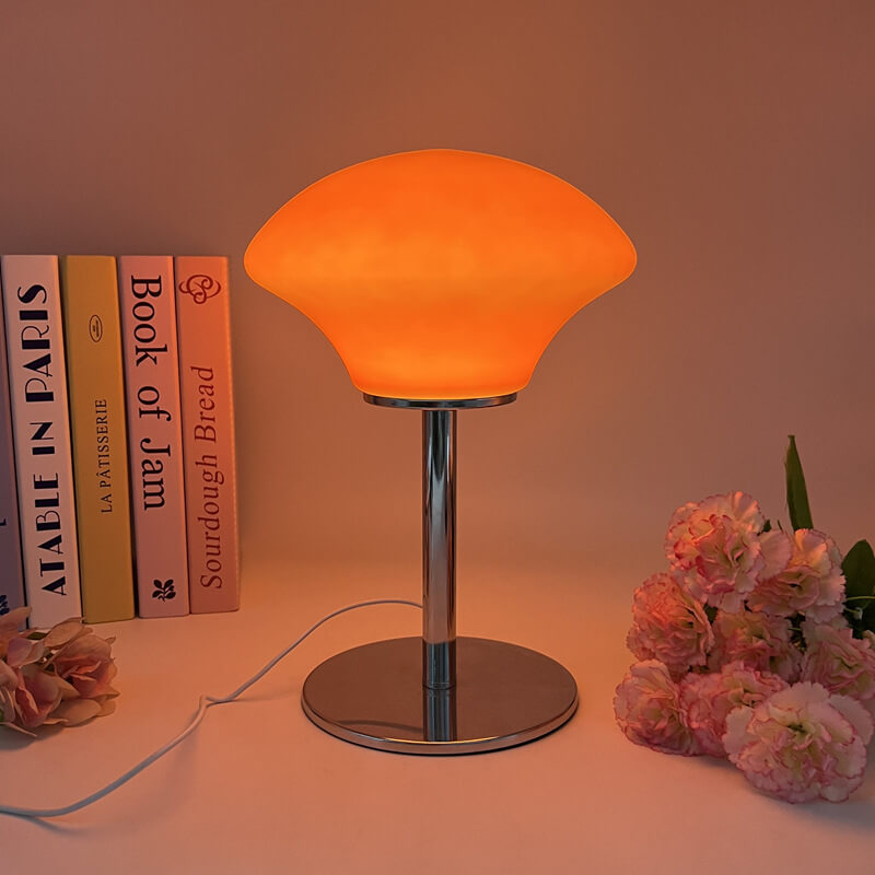Small UFO Glass Table Lamp