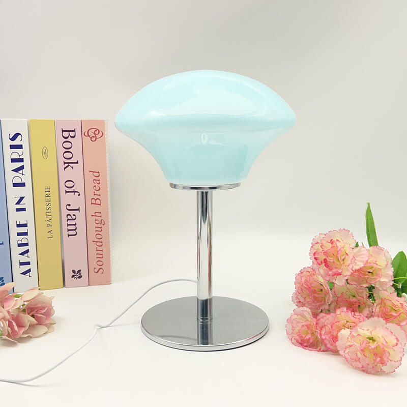 Small UFO Glass Table Lamp