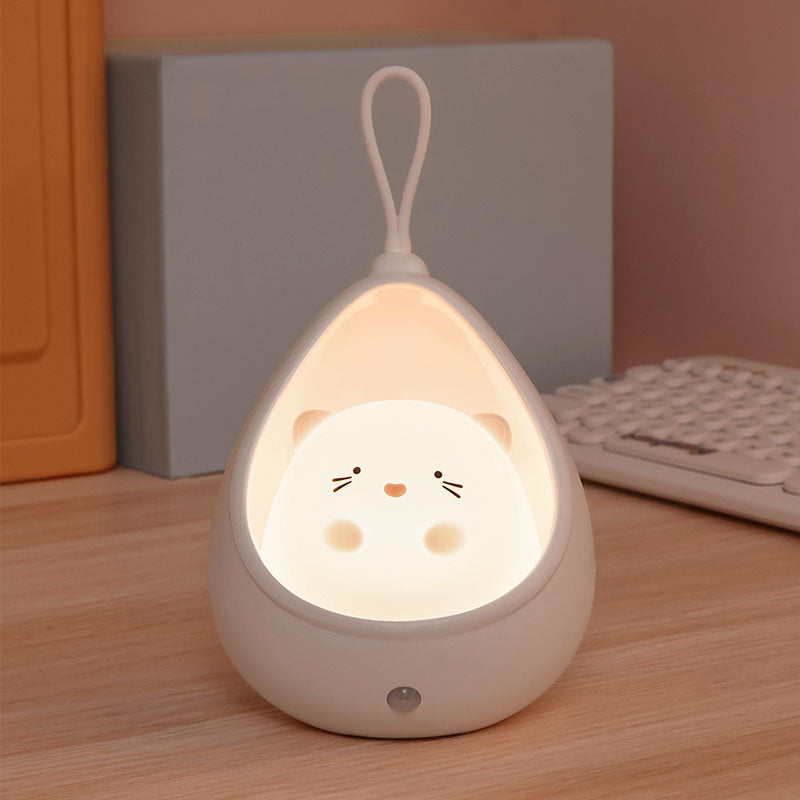 Veilleuse mignonne avec capteur intelligent